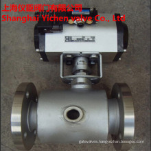 Pneumatic Steam Jacket Stainless Steel Ball Valve Insulation Ball Valve